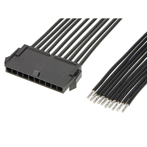 Molex Micro-Fit 3.0 Male-To-Pigtail Off-The-Shelf (Ots) Cable Assembly, Single Row 2147531103 - main